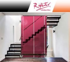 Pellicola decorativa colorata prugna