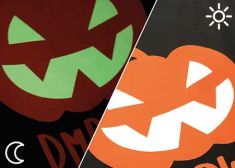 Termoadesivo fotoluminescente