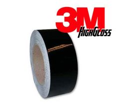 Nastro de-chroming 3M nero super lucido 5cm High Gloss