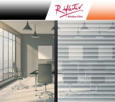 Pellicola adesiva motivo linee bianche da 44mm