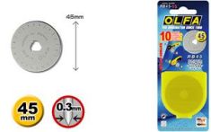 Lame rotonde OLFA RB45-10, 10 pz